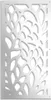 FOGLIE - Panneau PVC perforé épaisseur 1 cm - Parasol 50 x Voir les images du produit 2