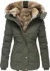 Damen Mantel Winterjacke Steppjacke mit Abnehmbarem Produktbild-Vorschau 1