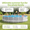 Prism Frame Pool Rund - 610x132 cm - 9-teilig  S621 Produktbild-Vorschau 2