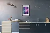 MuchoWow® Gerahmtes Poster Zitat - Weltraum - Sterne - Produktbild-Vorschau 2