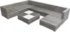 vidaXL 8-tlg. Set de salon de jardin avec auflagen Poly Voir les images du produit 23