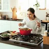 KLAMER Gusseisen Bräter 5 L, Gusseisen-Topf 25 cm Produktbild-Vorschau 2