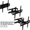Multiple TV wall mounts are displayed against a white background, with German text providing specifications. Podgląd zdjęcia produktu