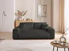 Mollis - Sofa 3 Sitzer aus Dunkelgrau Plüschcord mit Produktbild-Vorschau 3