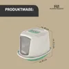 Rohrschneider Katzenklo mit Deckel | Katzentoilette für Produktbild-Vorschau 3