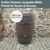 Regentonne Regenfass BARRIQUE 250 Liter braun Produktbild-Vorschau 7