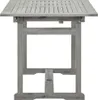 Table à manger de jardin en acacia gris 120-170 x 75 x 80 Voir les images du produit 6