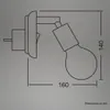 BRILONER - Applique murale intérieure, orientable, avec Voir les images du produit 5