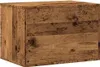 vidaXL Zásobník na odpadky vzhled starého dřeva 60x40x40 cm Náhled obrázku produktu 7