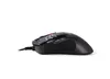 A black gaming mouse with a patterned design on a white background. Anteprima dell’immagine prodotto
