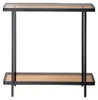 Calicosy - Consolle con due piani in vetro fumé L80 cm - Anteprima dell’immagine prodotto 1