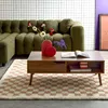 sweeek - Vintage Couchtisch Nussbaumdekor - Nussbaumfarben Produktbild-Vorschau 3