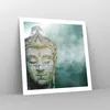 Poster - Poster ohne Rahmen - Buddha Grafik Türkis - 60x60 Produktbild-Vorschau 7