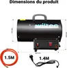 Wiltec Générateur de chaleur – Puissance calorifique 15 kW, Voir les images du produit 4