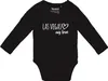 Huuraa Baby Body Las Vegas my love 68 Black  Baumwolle Produktbild-Vorschau 1