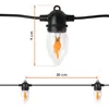 Lichterkette mit 10 Lampen - Flame Lights - Flammenlicht Produktbild-Vorschau 4