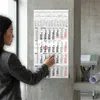 4 Monatskalender 2027 Wandkalender mit rotem Datumsschieber Produktbild-Vorschau 9