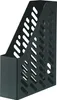 A black plastic magazine holder with a perforated design. Anteprima dell’immagine prodotto