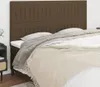 Design Möbel Kopfteile 4er Set Dunkelbraun 90x5x78/88 cm Produktbild-Vorschau 1