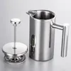 1000ml French Press Kaffeemaschine Edelstahl doppelwandig Produktbild-Vorschau 7