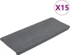 vidaXL Tappetini autoadesivi 15 pezzi 65x24,5x3,5 cm Grigio Anteprima dell’immagine prodotto 7