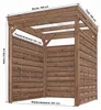 UNIPORT Holzunterstand Kaminholzregal Terrassenüberdachung Produktbild-Vorschau 3