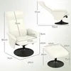 HOMCOM Relaxsessel mit Hocker Drehbarer Fernsehsessel mit Produktbild-Vorschau 7