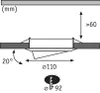 Paulmann 989.70, Einbaustrahler, GU5.3, 1 Glühbirne(n), Produktbild-Vorschau 2