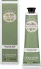 A product shot of L'Occitane Almond Delicious Hands Cream and its packaging. Náhled obrázku produktu