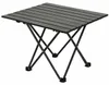 HOWHOMELY | Table pliante - Table de camping - noire - 56 x Voir les images du produit 1