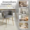 A collage of images showing different scenarios where the chair can be used, including a living room, restaurant, bedroom, and wardrobe. Anteprima dell’immagine prodotto