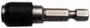A close-up studio shot of a bit holder with a hex shank. Produktbild-Vorschau