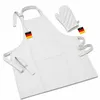 Grillschürze Küchenschürze mit Ofenhandschuh 2teilig im Set Produktbild-Vorschau 1