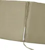 A close-up view of a beige cushion with a zipper partially open. Anteprima dell’immagine prodotto