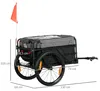 HOMCOM 2-in-1 Fahrradanhänger Lastenanhänger 40 kg Produktbild-Vorschau 3