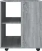 vidaXL Roll Cabinet Grey Sonoma 60x53x72 cm Drevo Materiál Náhľad obrázku produktu 5