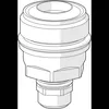 Hansa Oberteil für 50938101, 1 Stk. Produktbild-Vorschau 3