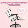 Gaming Stuhl mit Lendenwirbelstütze und Fußstütze 150kg, Produktbild-Vorschau 10