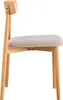 home24 Esszimmerstuhl - 2er-Set - Eiche Massiv / Webstoff Produktbild-Vorschau 6