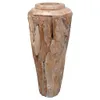 vidaXL Vase décoratif 40 x 100 cm bois massif teck Voir les images du produit 9