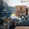Cera per baffi in stile vichingo, con pettine portatile, Anteprima dell’immagine prodotto 2