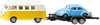Siku VW T1 with trailer and VW Beetle, Zestaw modeli Podgląd zdjęcia produktu 3