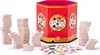 A board game with a hexagonal red box and stacks of cards on a white background. Anteprima dell’immagine prodotto
