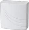 A white electronic device with curved lines on its surface, likely a doorbell or chime. Produktbild-Vorschau