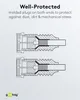 Goobay 60724 Cavo antenna SAT (80 dB), 2x schermato, 0,5 m, Anteprima dell’immagine prodotto 5