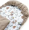 Magical Woodland & Mocha Minky Fußsack für Autositz und Produktbild-Vorschau 4