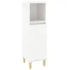 vidaXL Badschrank Weiß 30x30x100 cm Holzwerkstoff Produktbild-Vorschau 4