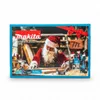 Santa Claus in a workshop setting, surrounded by tools and a Makita advent calendar. Anteprima dell’immagine prodotto