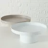 Metalowa taca na stópce SAMONA, Ø 25 cm Podgląd zdjęcia produktu 2
