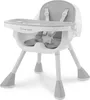 A white and gray baby high chair is shown against a white background. Anteprima dell’immagine prodotto